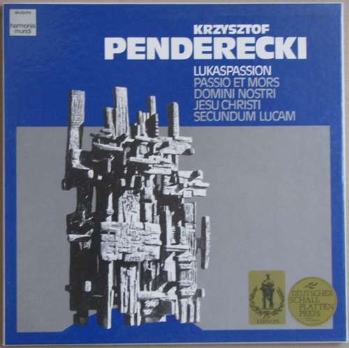 Cover Krzysztof Penderecki / Henryk Czyz* - Lukaspassion (Passio Et Mors Domini Nostri Jesu Christi Secundum Lucam) (2xLP, Album + Box, Ltd) Schallplatten Ankauf