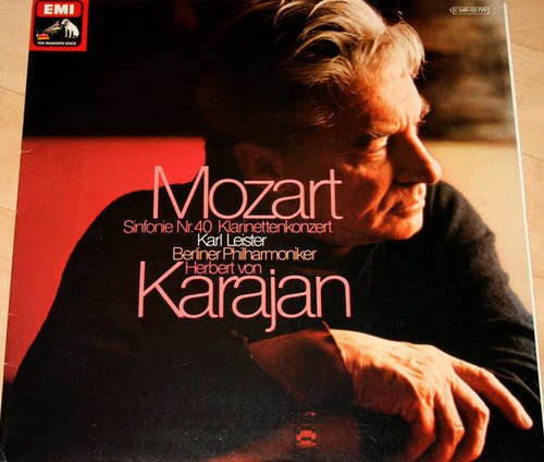 Cover Wolfgang Amadeus Mozart - Sinfonie Nr. 40 Klarinettenkonzert (LP) Schallplatten Ankauf