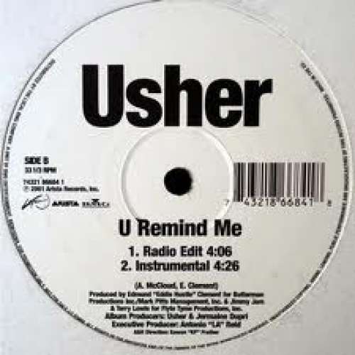 Cover Usher - U Remind Me (12, Single) Schallplatten Ankauf