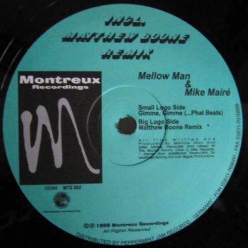 Cover Mellow Man & Mike Mairé - Gimme, Gimme (12) Schallplatten Ankauf