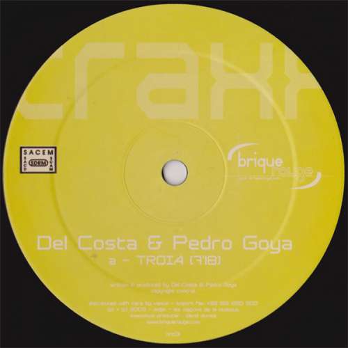 Cover Del Costa & Pedro Goya - Troia / Bowie (12) Schallplatten Ankauf