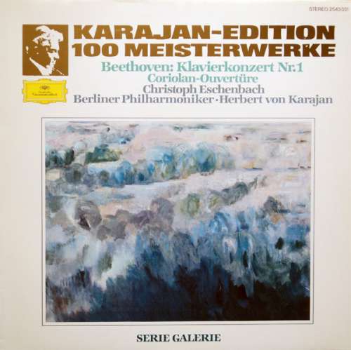 Bild Beethoven* - Christoph Eschenbach - Berliner Philharmoniker - Herbert von Karajan - Klavierkonzert Nr. 1 - Coriolan-Overtüre (LP) Schallplatten Ankauf