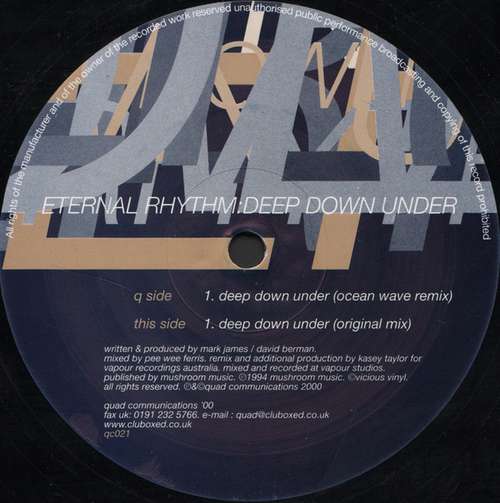 Cover Eternal Rhythm - Deep Down Under (12) Schallplatten Ankauf