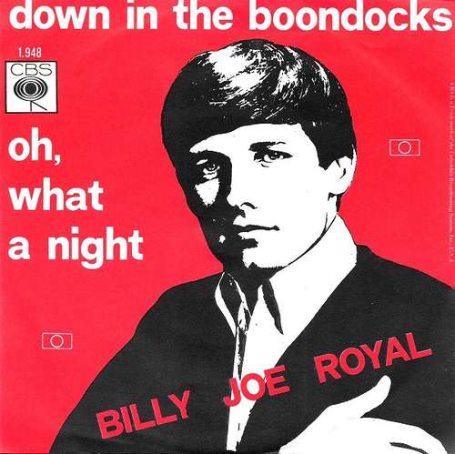 Cover Billy Joe Royal - Down In The Boondocks / Oh What A Night (7, Single) Schallplatten Ankauf