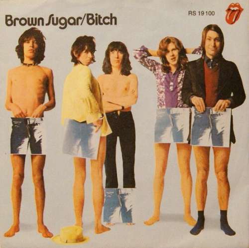 Cover Rolling Stones, The - Brown Sugar / Bitch (7) Schallplatten Ankauf