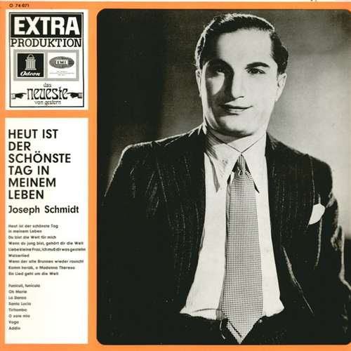 Cover Joseph Schmidt - Heut Ist Der Schönste Tag In Meinem Leben (LP, Comp) Schallplatten Ankauf