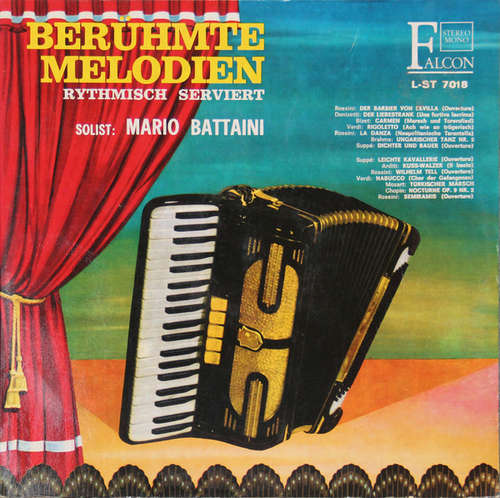 Cover Mario Battaini - Berühmte Melodien - Rythmisch Serviert (LP) Schallplatten Ankauf