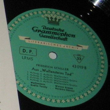 Bild Friedrich Schiller - Aus Kabale Und Liebe / Aus Wallensteins Tod (LP, Comp, Mono) Schallplatten Ankauf