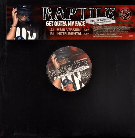 Cover Raptile - Get Outta My Face (12) Schallplatten Ankauf