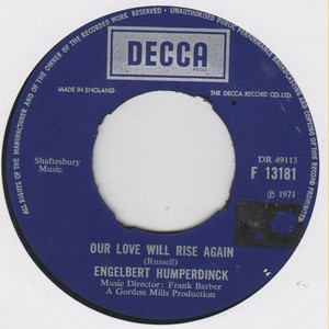 Cover Engelbert Humperdinck - Our Love Will Rise Again (7) Schallplatten Ankauf