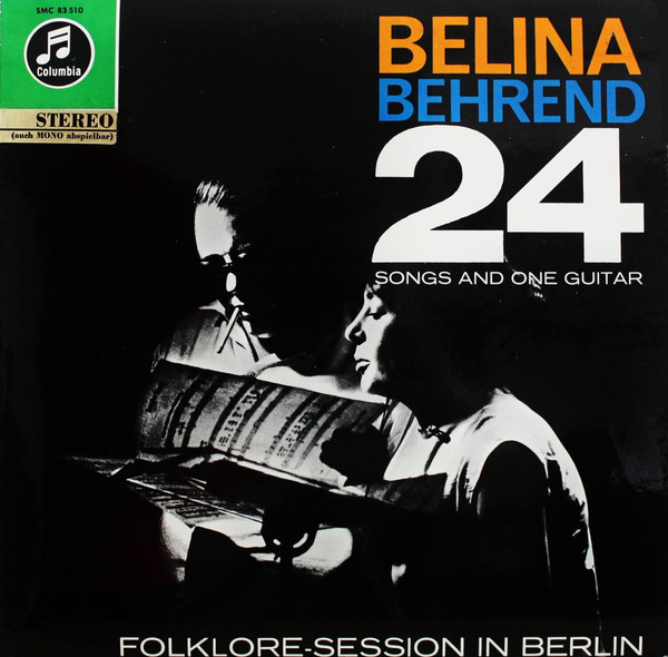 Cover Belina - Behrend* - 24 Songs And One Guitar (Folklore-Session In Berlin) (LP, Album) Schallplatten Ankauf