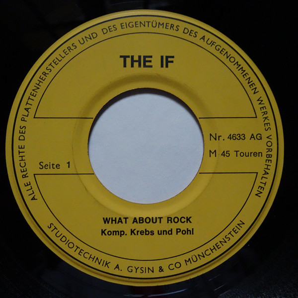 Cover The If - What About Rock (7) Schallplatten Ankauf