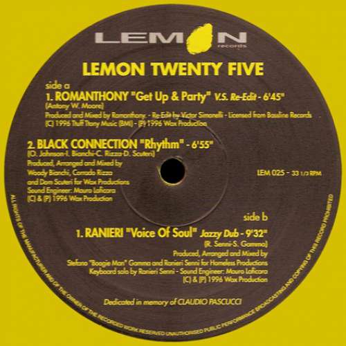 Cover Various - Lemon Twenty Five (2x12, Yel) Schallplatten Ankauf