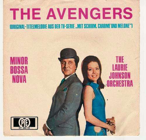 Cover The Laurie Johnson Orchestra - The Avengers (7) Schallplatten Ankauf