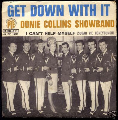 Cover Donie Collins Showband - Get Down With It (7, Single) Schallplatten Ankauf