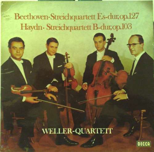 Cover Beethoven* / Haydn* / Weller-Quartett - Streichquartett Nr. 12 Es-Dur, Op. 127, Streichquartett Nr. 83 B-Dur, Op. 103 (LP) Schallplatten Ankauf