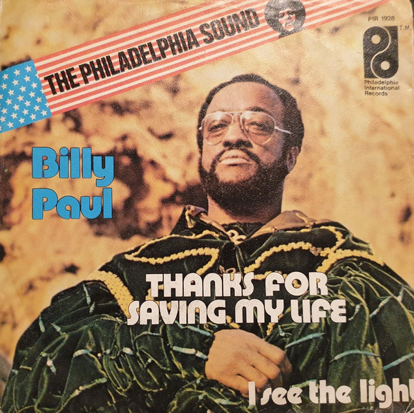 Cover Billy Paul - Thanks For Saving My Life (7) Schallplatten Ankauf