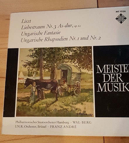 Cover Liszt* - Liebestraum Nr. 3 As-Dur, Ungarische Fantasie, Ungarische Rhapsodien Nr. 1 Und Nr. 2 (LP, Album, Mono) Schallplatten Ankauf