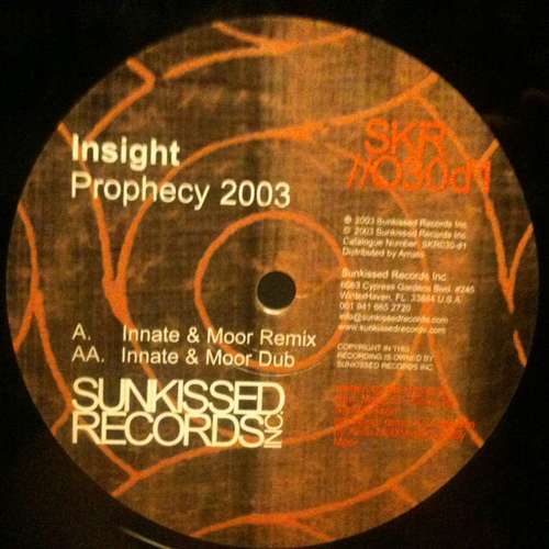 Cover Insight - Prophecy 2003 (12, D1) Schallplatten Ankauf