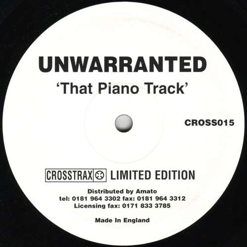 Cover That  Piano Track Schallplatten Ankauf