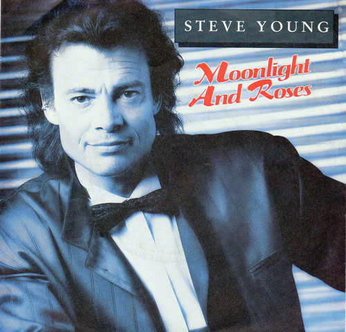 Cover Steve Young (13) - Moonlight & Roses (7, Single) Schallplatten Ankauf