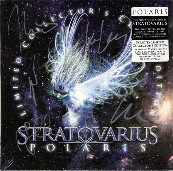 Cover Stratovarius - Polaris (CD, Album + 7, Blu + Ltd, Col) Schallplatten Ankauf