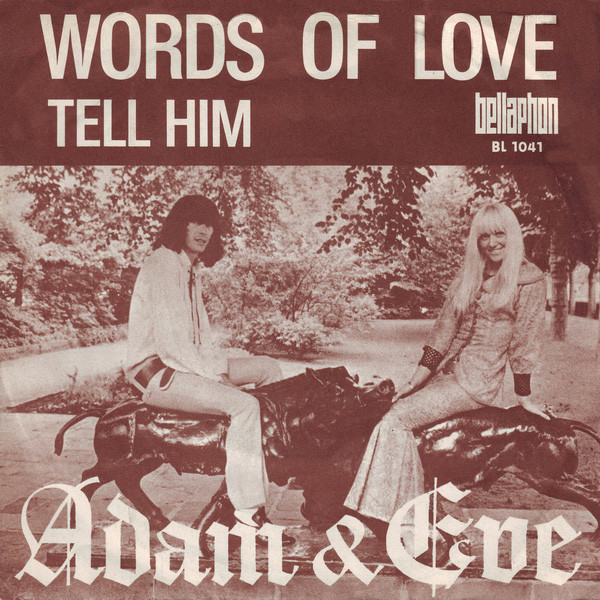 Cover Adam & Eve (6) - Words Of Love (7, Single) Schallplatten Ankauf