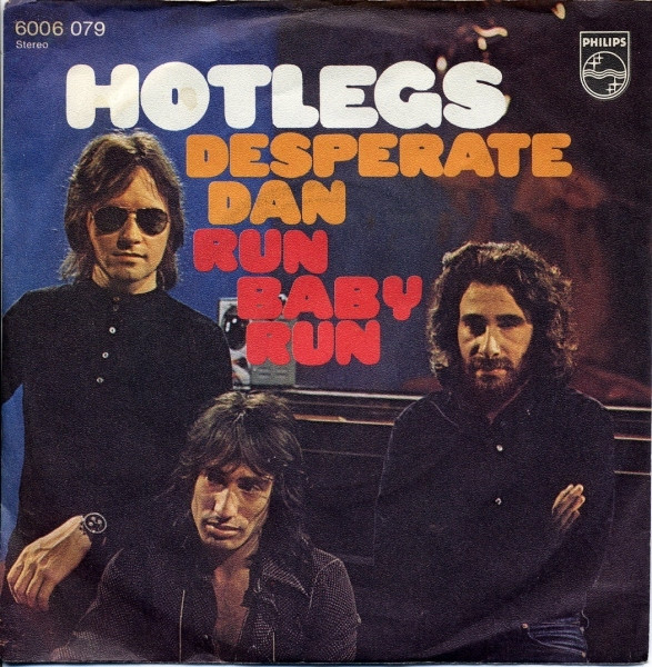 Cover Hotlegs - Desperate Dan / Run Baby Run (7, Single) Schallplatten Ankauf