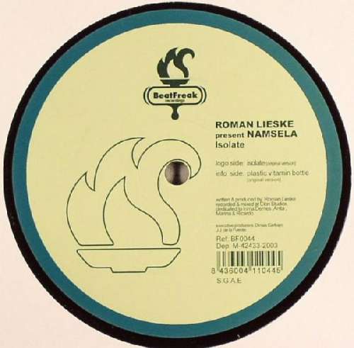 Cover Roman Lieske Present Namsela - Isolate / Plastic Vitamin Bottle (12) Schallplatten Ankauf