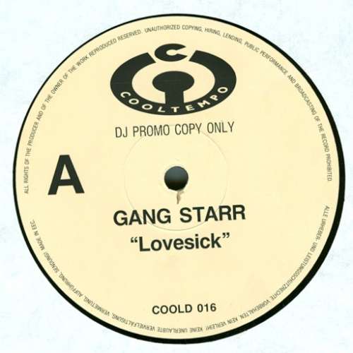 Cover Gang Starr - Lovesick (12, Promo) Schallplatten Ankauf