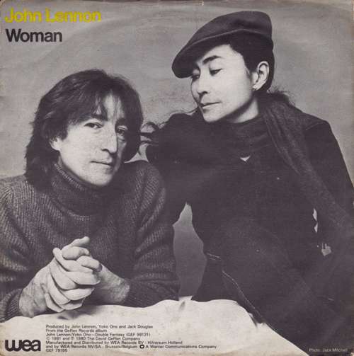Cover John Lennon - Woman (7, Single) Schallplatten Ankauf