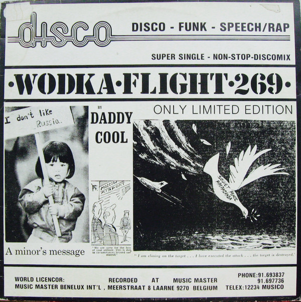 Cover Daddy Cool (3) - Wodka Flight 269 (12, Maxi, Red) Schallplatten Ankauf
