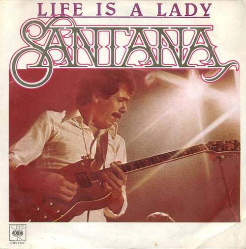 Cover Santana - Life Is A Lady (7) Schallplatten Ankauf