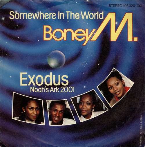 Cover Boney M. - Somewhere In The World / Exodus (Noah's Ark 2001) (7, Single) Schallplatten Ankauf