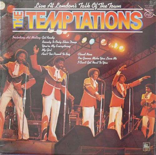 Cover The Temptations - Live At London's Talk Of The Town (LP, Album, RE) Schallplatten Ankauf