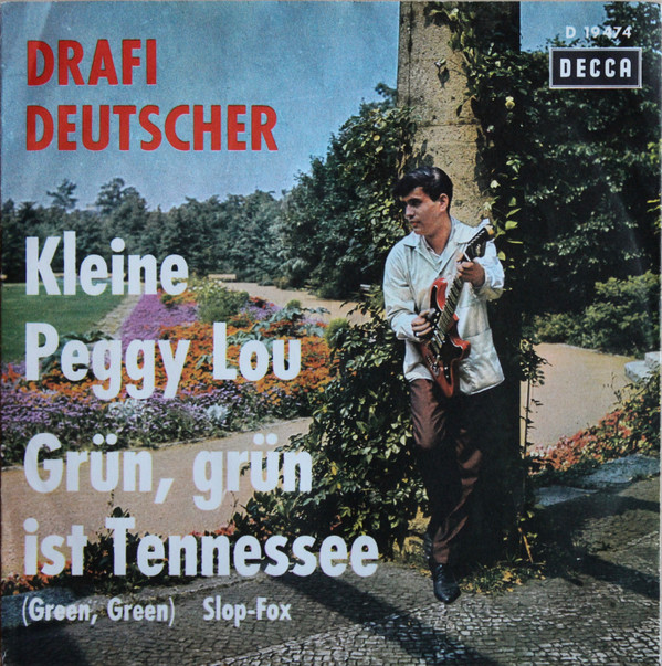 Cover Drafi Deutscher - Kleine Peggy-Lou / Grün, Grün Ist Tennessee (7, Single) Schallplatten Ankauf