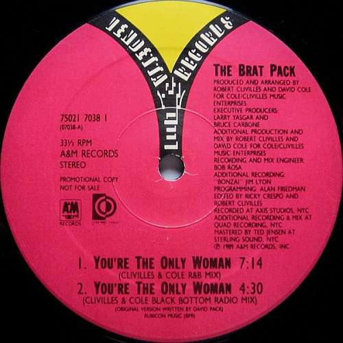 Cover The Brat Pack - You're The Only Woman (Remix) (12, Promo) Schallplatten Ankauf