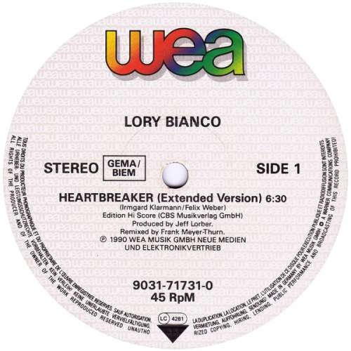 Cover Lory Bianco* - Heartbreaker (12) Schallplatten Ankauf