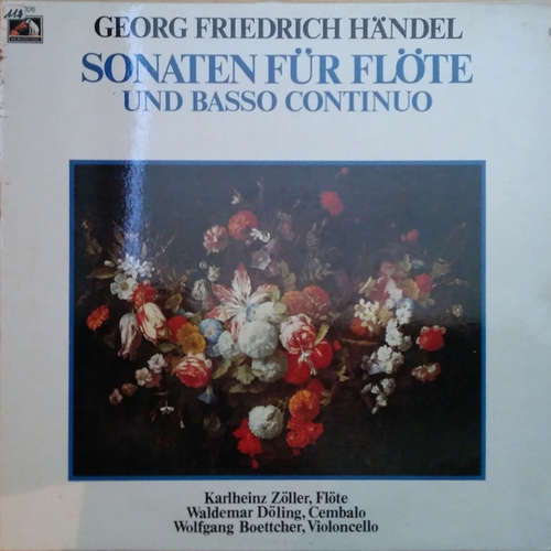 Cover Georg Friedrich Händel - Sonaten Für Flöte Und Basso Continuo (LP) Schallplatten Ankauf