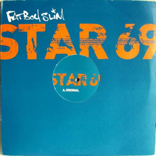 Cover Fatboy Slim - Star 69 (2x12, Promo) Schallplatten Ankauf