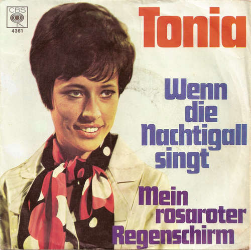 Cover Tonia (3) - Wenn Die Nachtigall Singt / Mein Rosaroter Regenschirm (7, Single) Schallplatten Ankauf