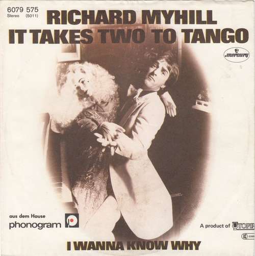 Cover Richard Myhill - It Takes Two To Tango (7, Single) Schallplatten Ankauf