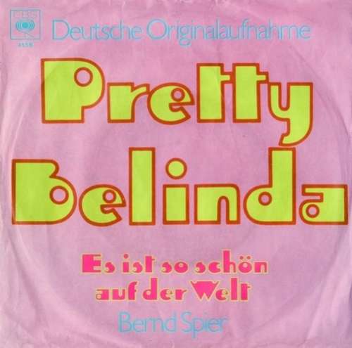 Cover Bernd Spier - Pretty Belinda (7, Single) Schallplatten Ankauf