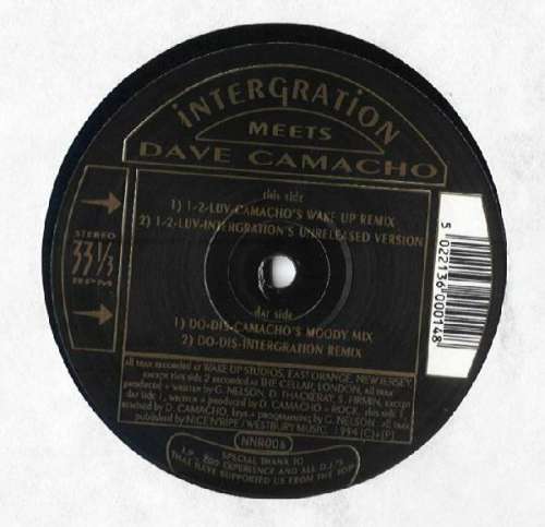 Cover Intergration Meets Dave Camacho* - 1-2-Luv (12) Schallplatten Ankauf