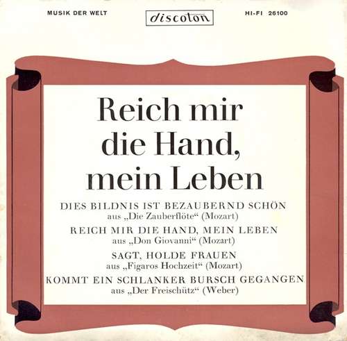 Cover Various - Reich Mir Die Hand, Mein Leben (7) Schallplatten Ankauf