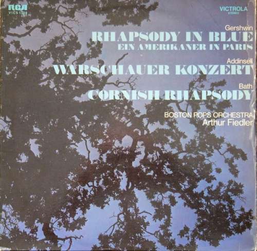 Cover Gershwin* / Addinsell* / Bath*, Boston Pops Orchestra*, Arthur Fiedler - Rhapsody In Blue / Warschauer Konzert / Cornish Rhapsody (LP, Comp) Schallplatten Ankauf