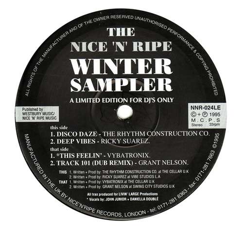 Cover Various - The Nice 'N' Ripe Winter Sampler (12, EP, Ltd, Smplr) Schallplatten Ankauf
