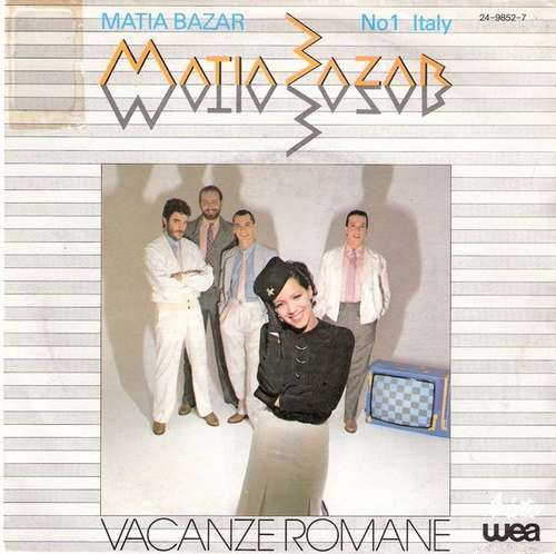 Cover Matia Bazar - Vacanze Romane (7, Single) Schallplatten Ankauf