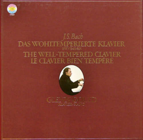 Cover J.S. Bach*, Glenn Gould - Das Wohltemperierte Klavier BWV 846-893 = The Well-Tempered Clavier = Le Clavier Bien Tempéré (4xLP + Box, Comp, RE) Schallplatten Ankauf