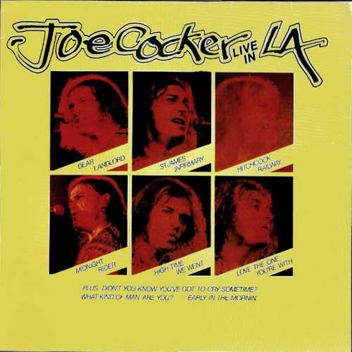 Cover Joe Cocker - Live In L.A. (LP, Album) Schallplatten Ankauf